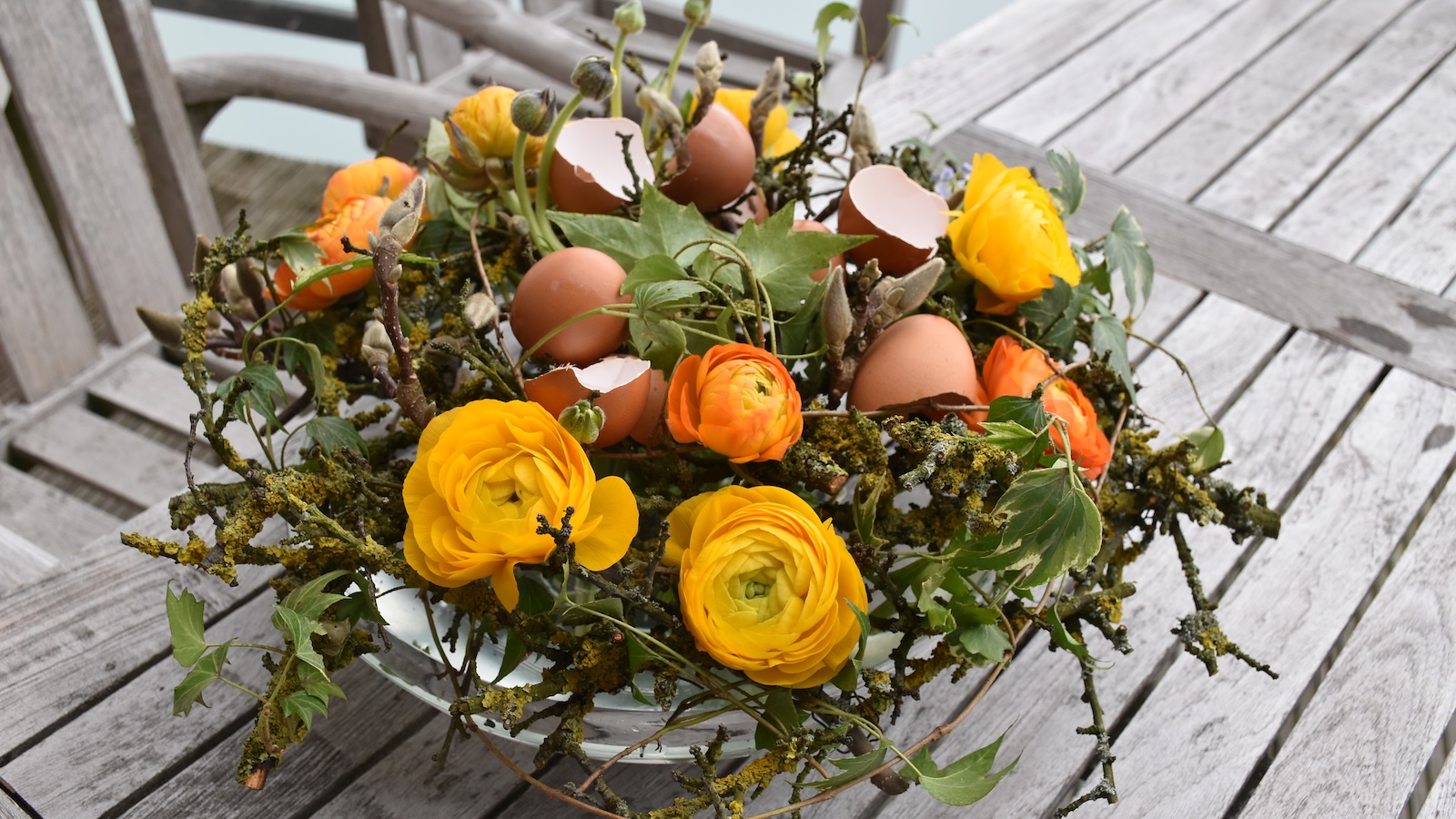 Workshop Osterfloristik mit Naturmaterialien im Bildungshaus Modexen